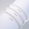 White Baby Pearl Bracelet for girl – Cultured Pearl Bracelet with 925S Clasp