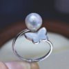 freshwatwer Pearl with butterfly women’s Ring