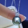 erya Tahitian Black Pearl Necklaces for Women