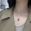 erya Tahitian Black Pearl Necklaces for Women