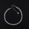 S925 Bracelet for Women Pearl Chain Bracelets Adjustable Beaded Bangle