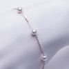 18K gold  4-5mm Seasalt Starry Pearl Tin Cup Bracelet for Girl
