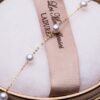 18K gold  4-5mm Seasalt Starry Pearl Tin Cup Bracelet for Girl