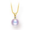 7-8mm Seasalt  Pearl Necklace Pendant for Women