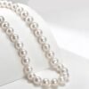 6-7mm Classic White Round Freshwater Pearl Necklace Pendant