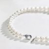 6-7mm Classic White Round Freshwater Pearl Necklace Pendant