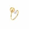18K Gold Southsea & Akoya Pearls Ring for Women