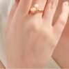 18K Gold Southsea & Akoya Pearls Ring for Women