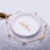 18K gold  4-5mm Seasalt Starry Pearl Tin Cup Bracelet for Girl