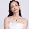 9-10mm Fashion Tahitian Black Pearl Necklace