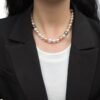 Tri-Color South Sea 9-11 mm Pearl Necklace For Women