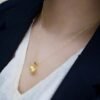 erya  Pearl Jewelry 10-11mm High Luster Single South Sea Golden Pearls Pendant