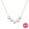 Smile White Freshwater Pearl Necklace – 6-7mm| Laisi Jewelry
