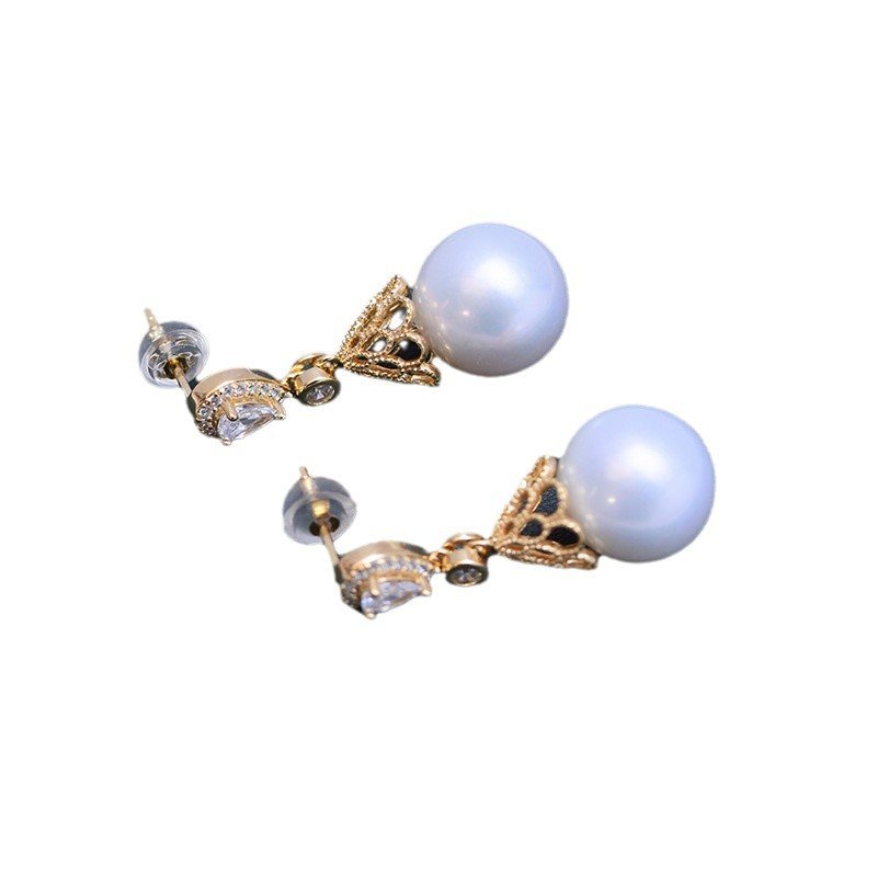 Laisi Earrings Art Deco Stud Wedding Earring Set Solid Gold Women Handmade Custom Earrings