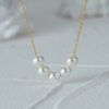 Smile White Freshwater Pearl Necklace – 6-7mm| Laisi Jewelry