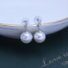High Grade  AAA 9mm Freshwater Edison Pearl Stud Earrings
