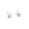 Fishtail mermaid Freshwater Pearl Earrings Studs S925