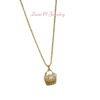 Elegance in Bloom: Freshwater Pearl Flower Basket Pendant