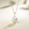New Freshwater Cultured Pearl Twist Pendant (6mm) in 925Silver