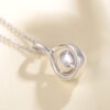 New Freshwater Cultured Pearl Twist Pendant (6mm) in 925Silver
