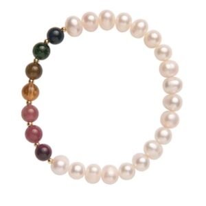 Tourmaline Artists Pearl Bracelet