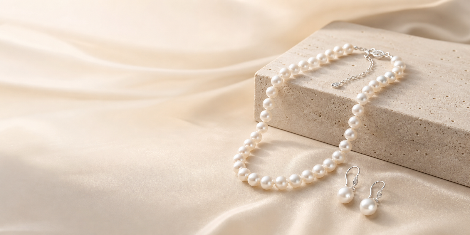 Laisi Jewelry freshwater pearl necklace and earrings