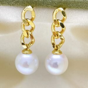 Freshwater Pearl Earrings E280 - image 1