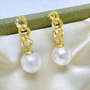 Freshwater Pearl Earrings E280 - image 2