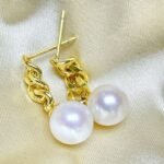Freshwater Pearl Earrings E280 - image 3