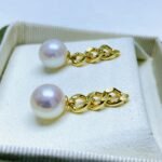 Freshwater Pearl Earrings E280 - image 4