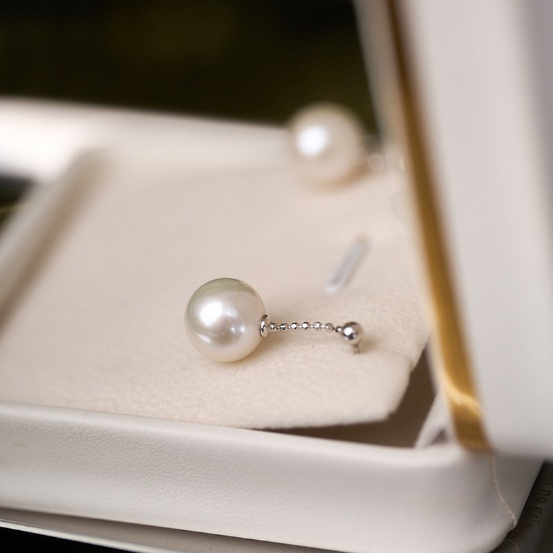10-11mm Freshwater Pearl Stud Earrings - image 4