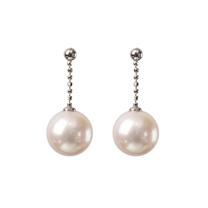 10-11mm Freshwater Pearl Stud Earrings - image 5